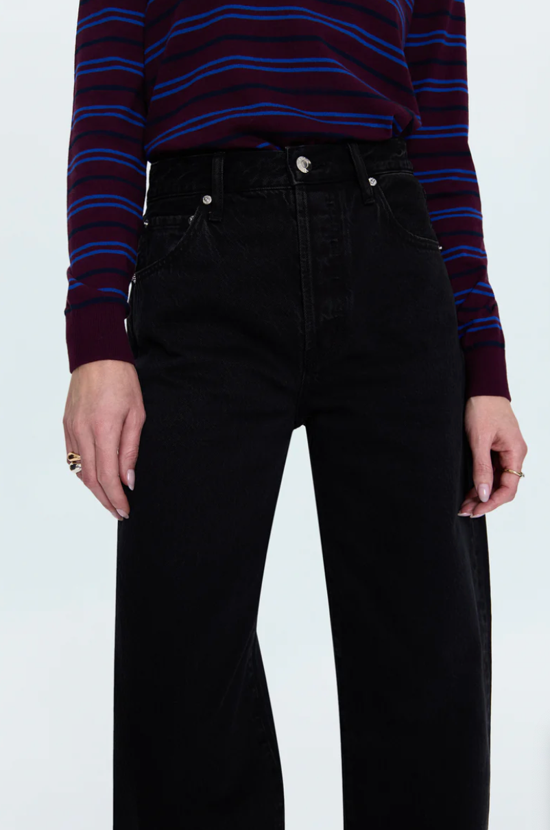 Tate High Rise Wide Leg  - Midnight Hour