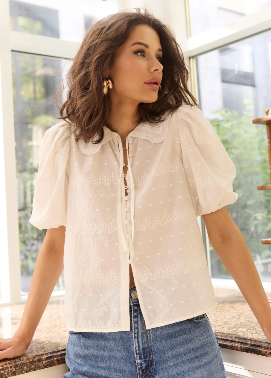 Seraphine Top Eggshell