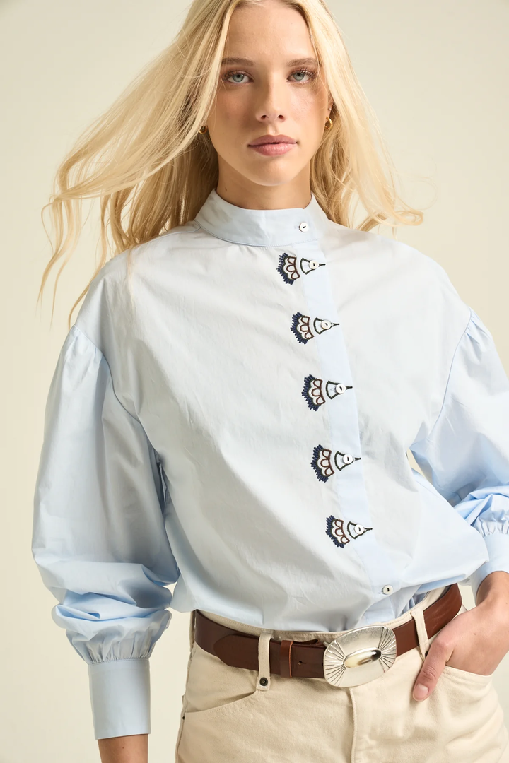 SONMER Anna Blouse Blue