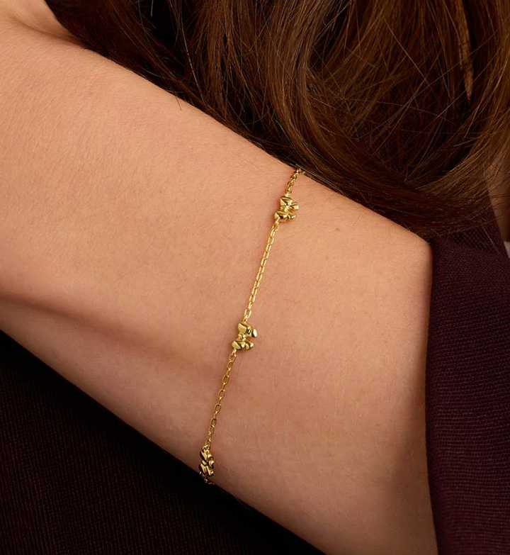 MIni Bow Bracelet-Gold