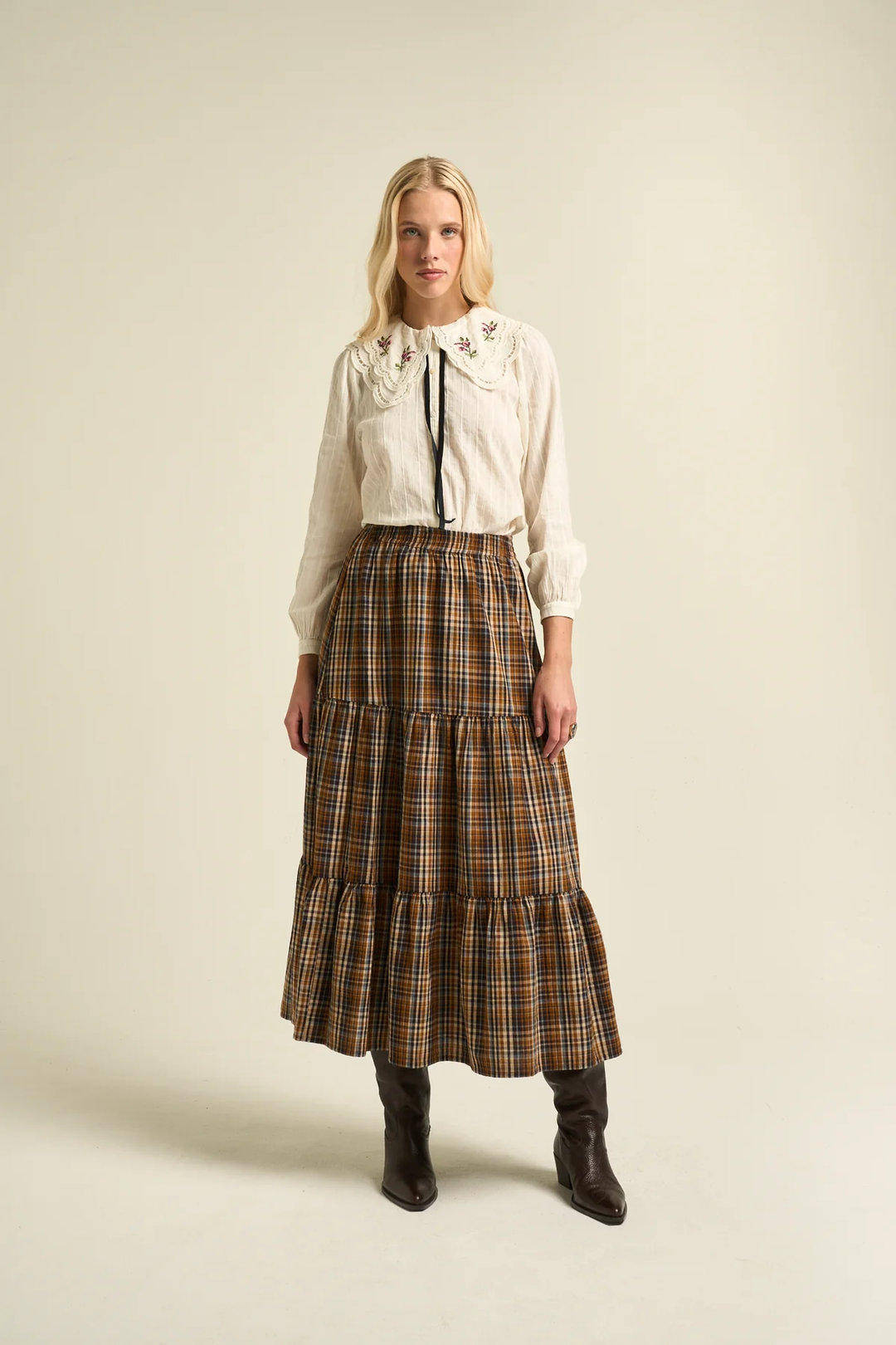 SONMER Daphne Blouse Off White