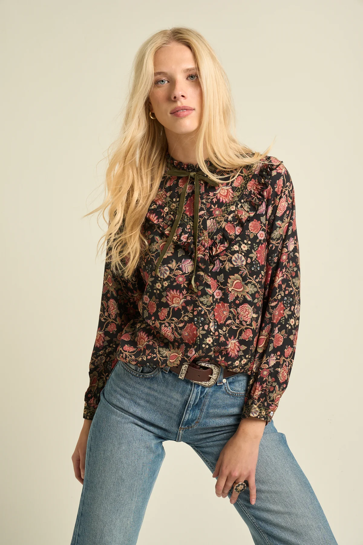SONMER Hazel Blouse Black