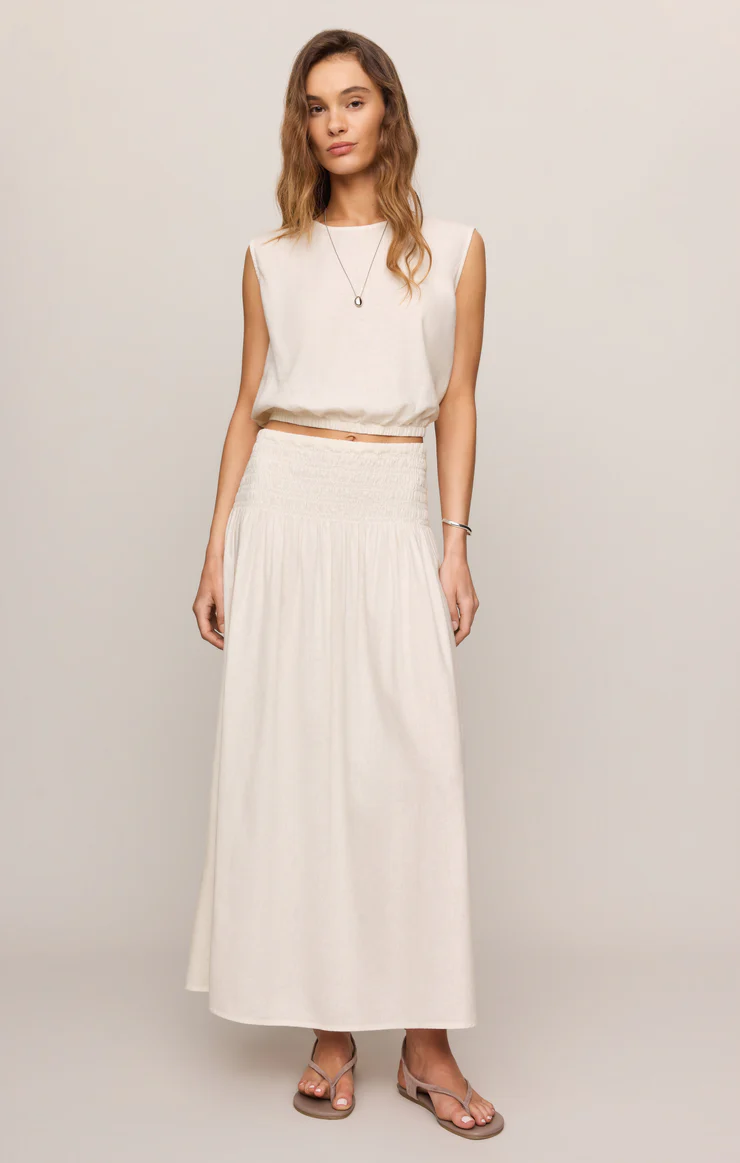 Brooke Skirt-Cream