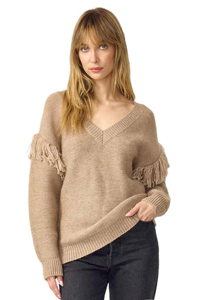 Anderson Fringed Tunic Oat