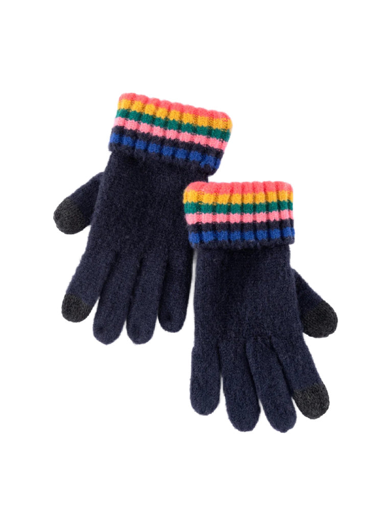 Ronen Touchscreen Gloves Navy