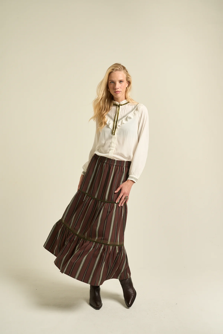 SONMER Evelyn Skirt Brown