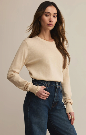 The Perfect Layer Sweater Champagne