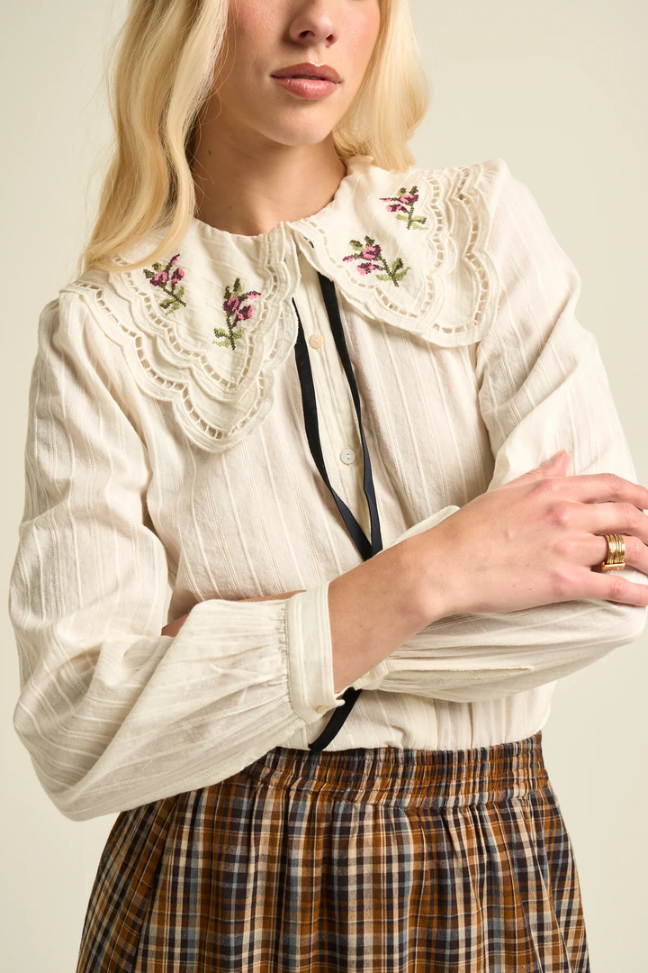 SONMER Daphne Blouse Off White