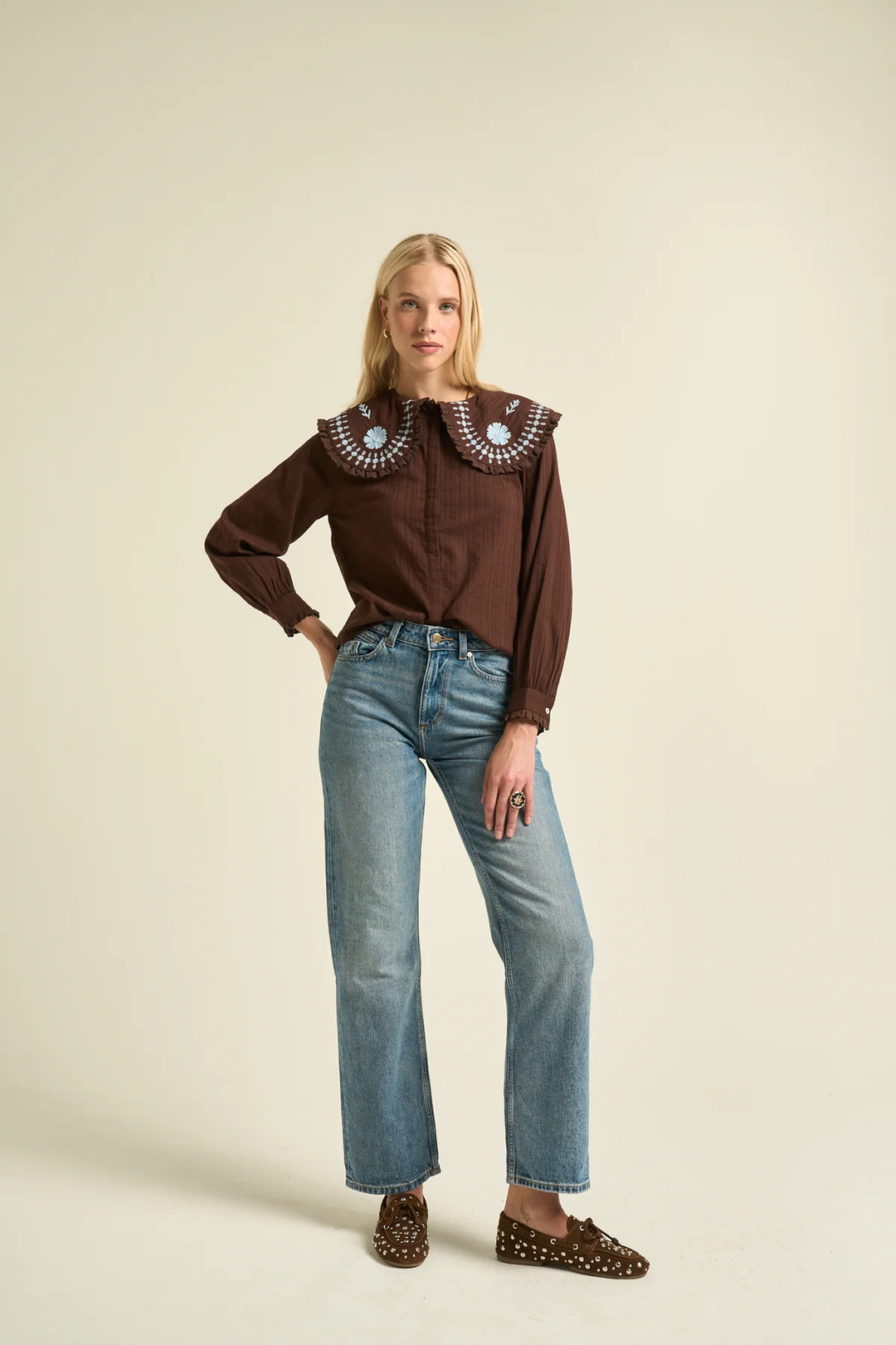 SONMER Paloma Blouse Chocolate