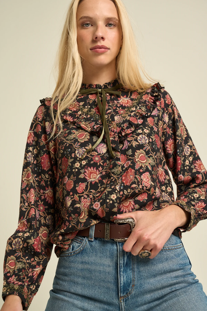 SONMER Hazel Blouse Black