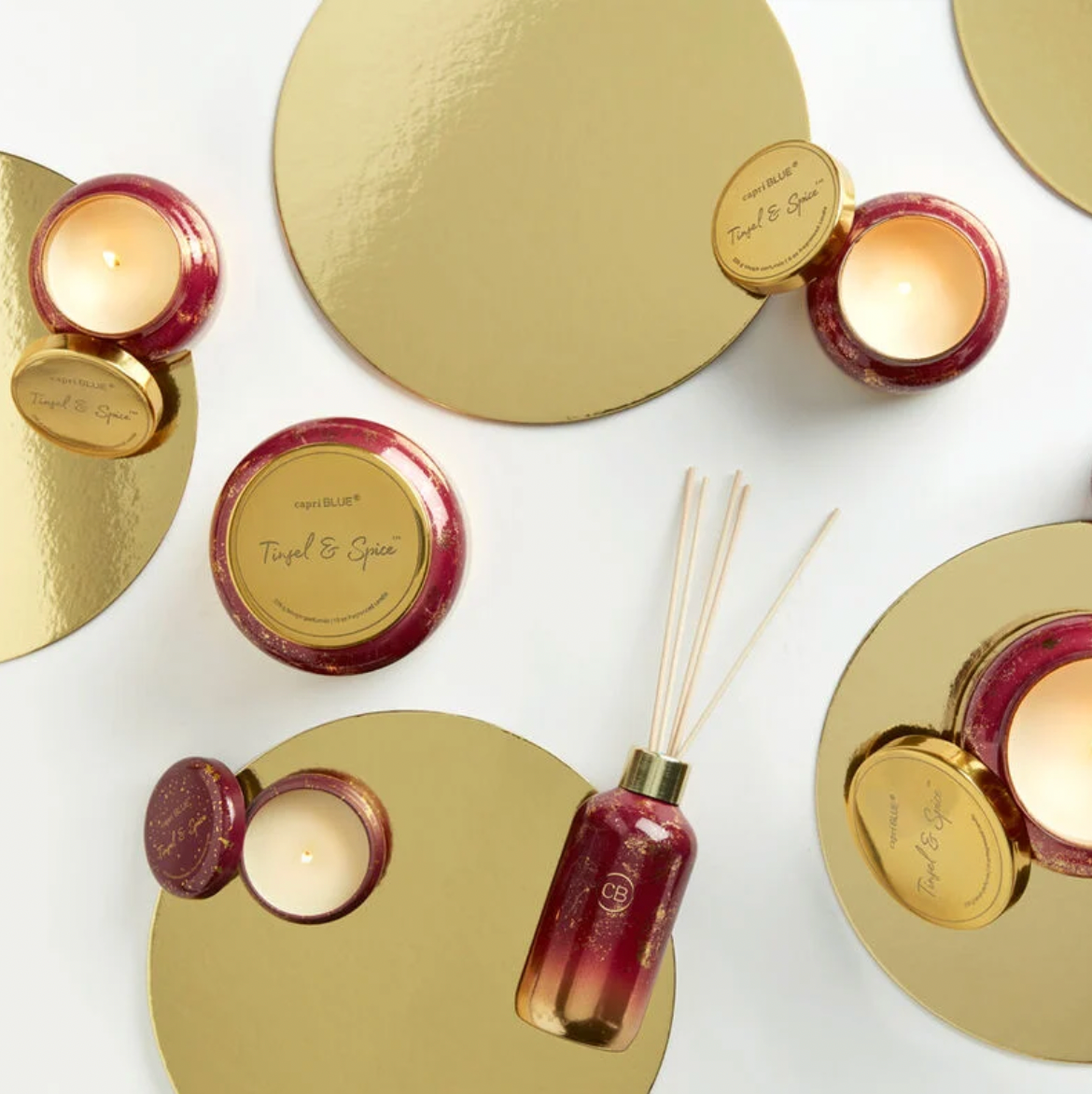 Tinsel & Spice Glimmer Petite Jar 8 oz