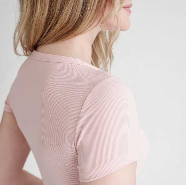 Undun Cropped Medium Volume-Pink