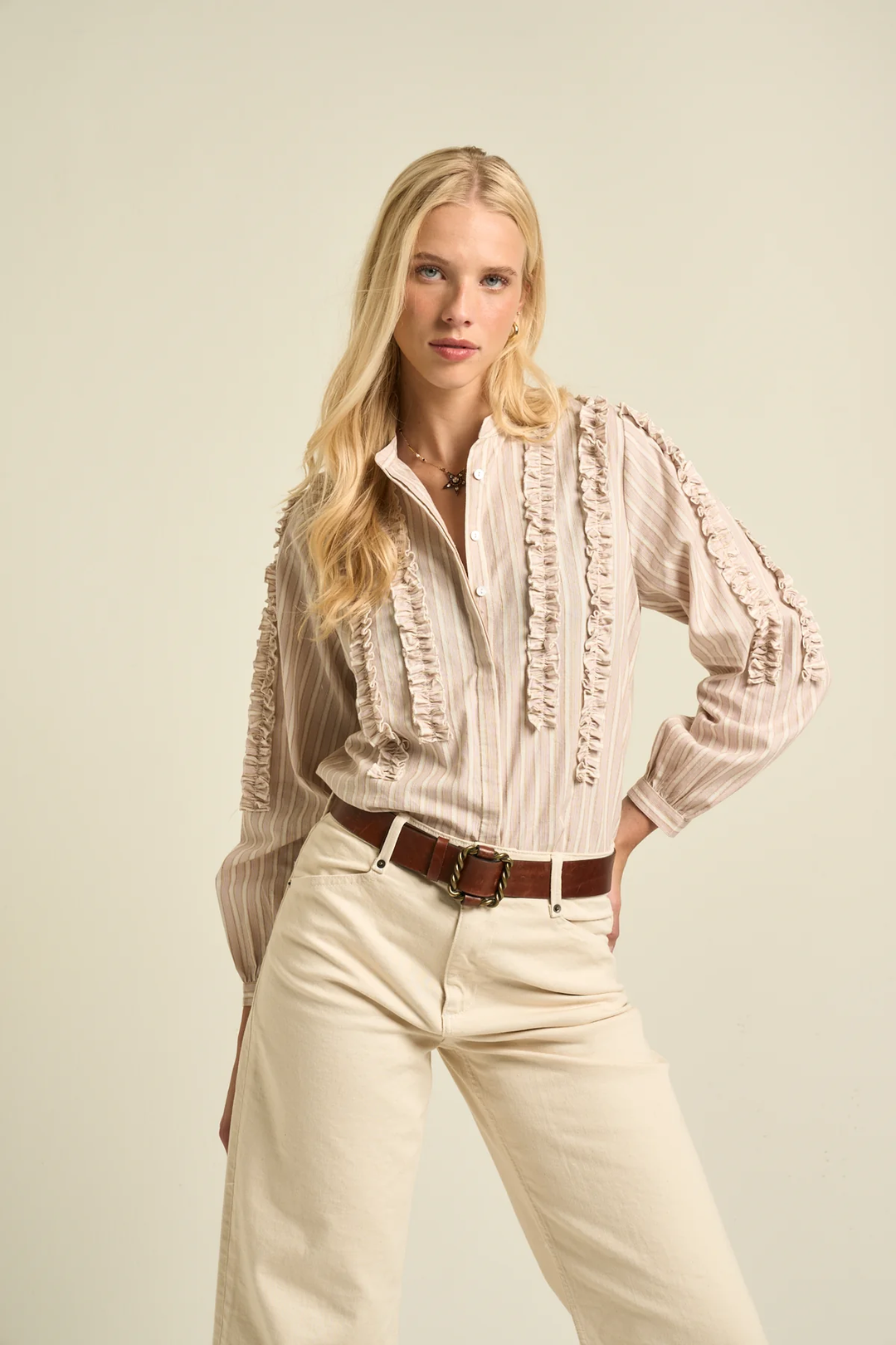 SONMER Evelyn Blouse Pink Light