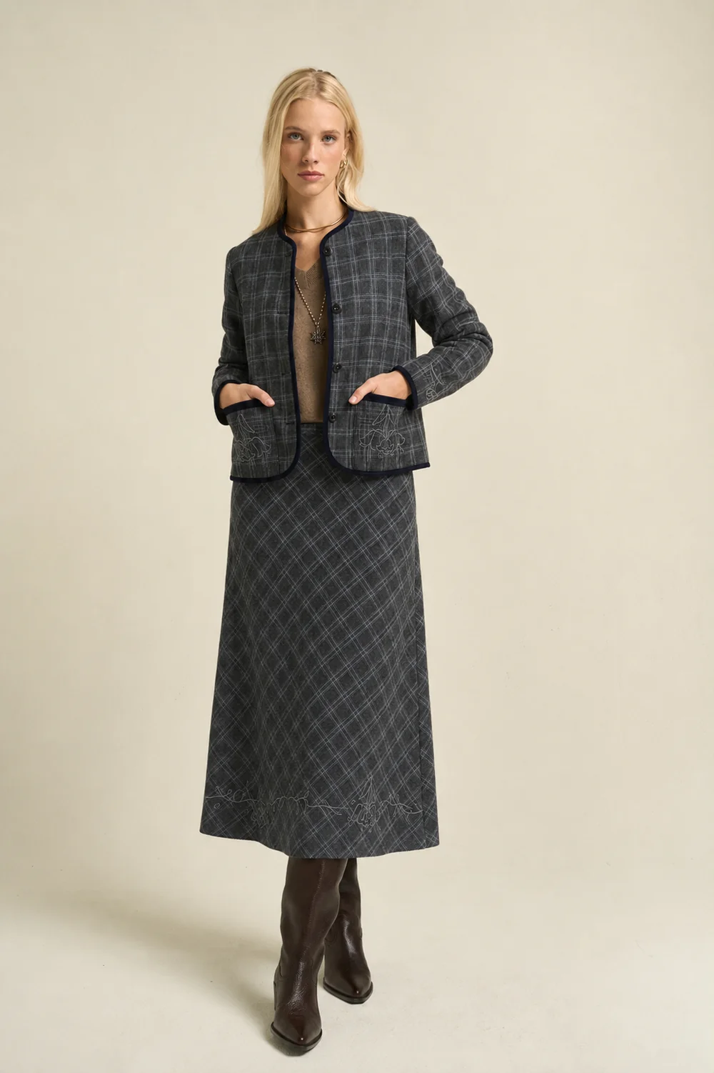 SONMER Iris Skirt Grey