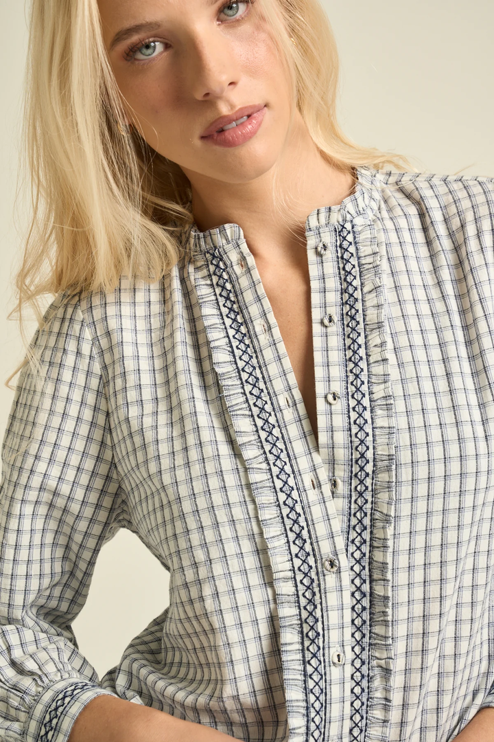 SONMER Sarah Blouse Navy