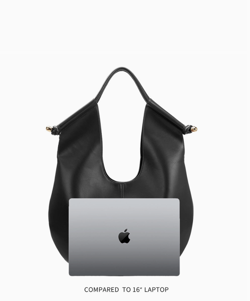 Tracy Vegan Shoulder Bag Black