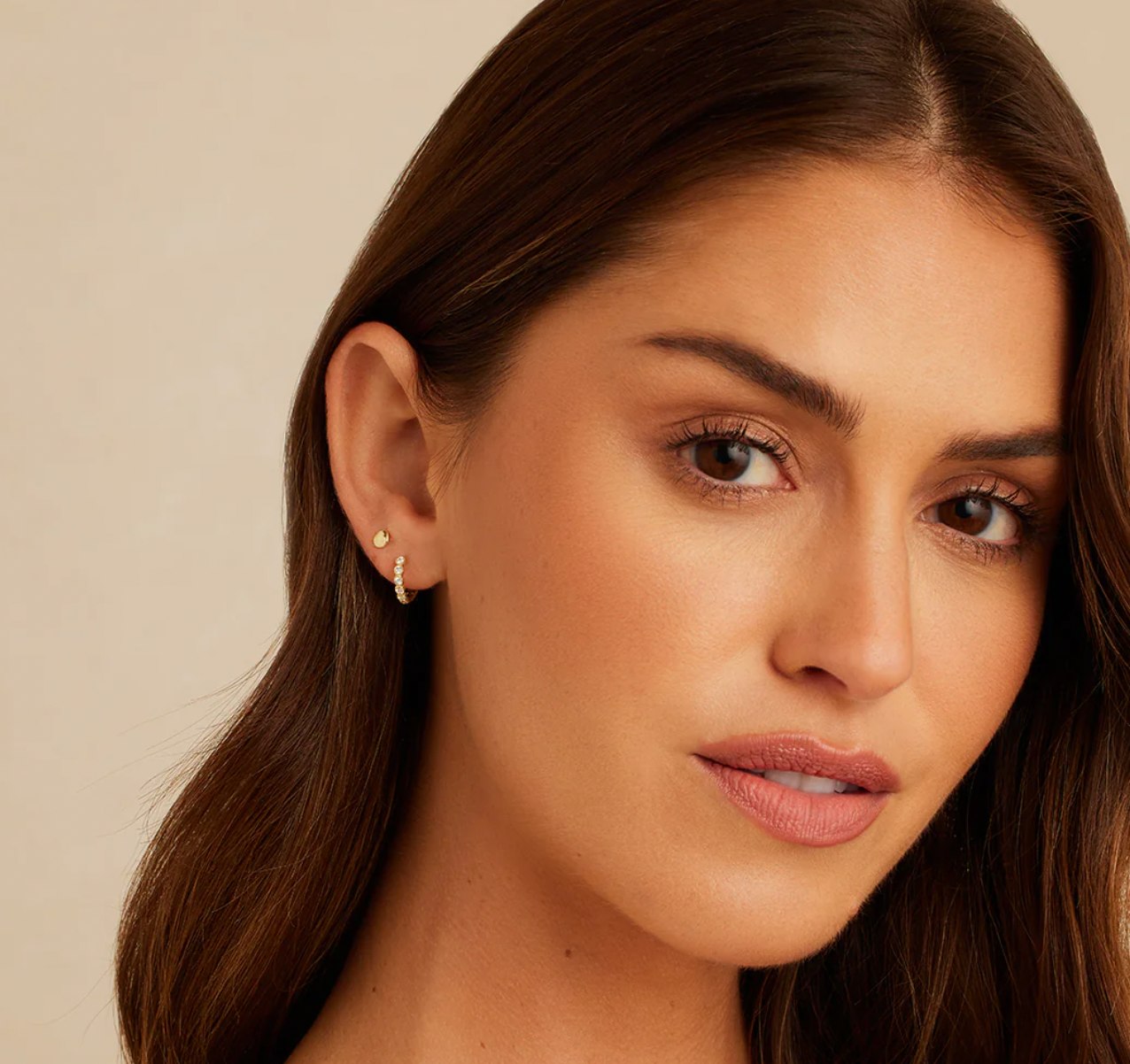 Madison Shimmer Huggies Gold