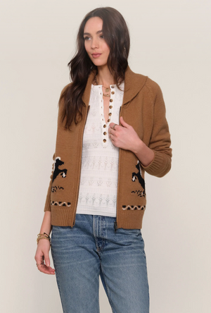 Grant Cardi Camel