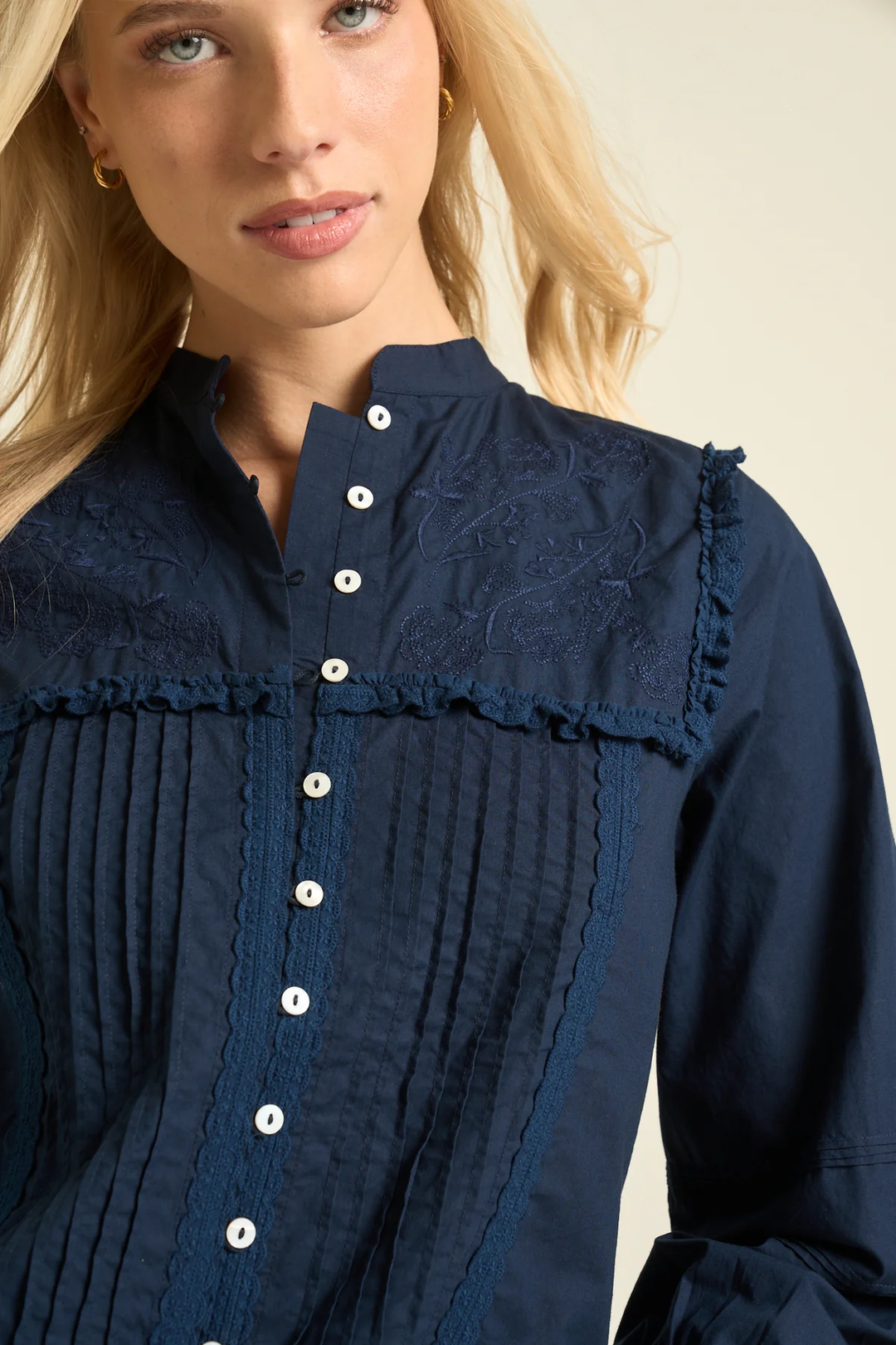 SONMER Mila Blouse Navy