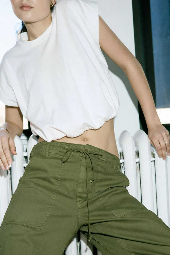 Millie Bubble Tee-Le Blanc
