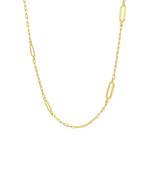 Zoey Link Necklace -Gold