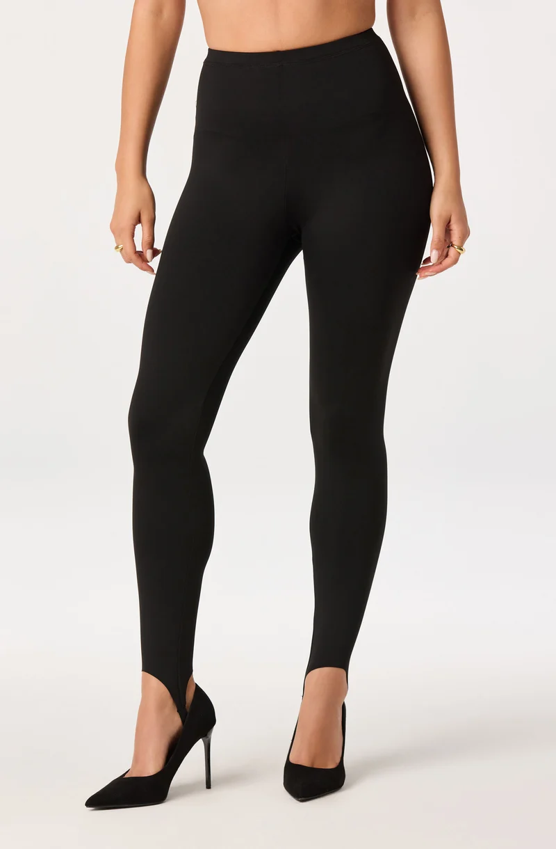 Lily Stirrup Leggings- Black