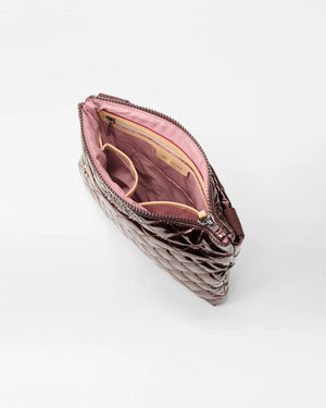 Metro Flat Crossbody Bordeaux Lacquer