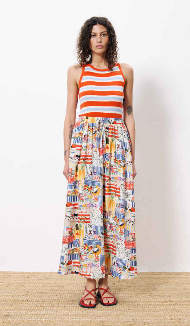 Liliane Skirt Marche Blanc