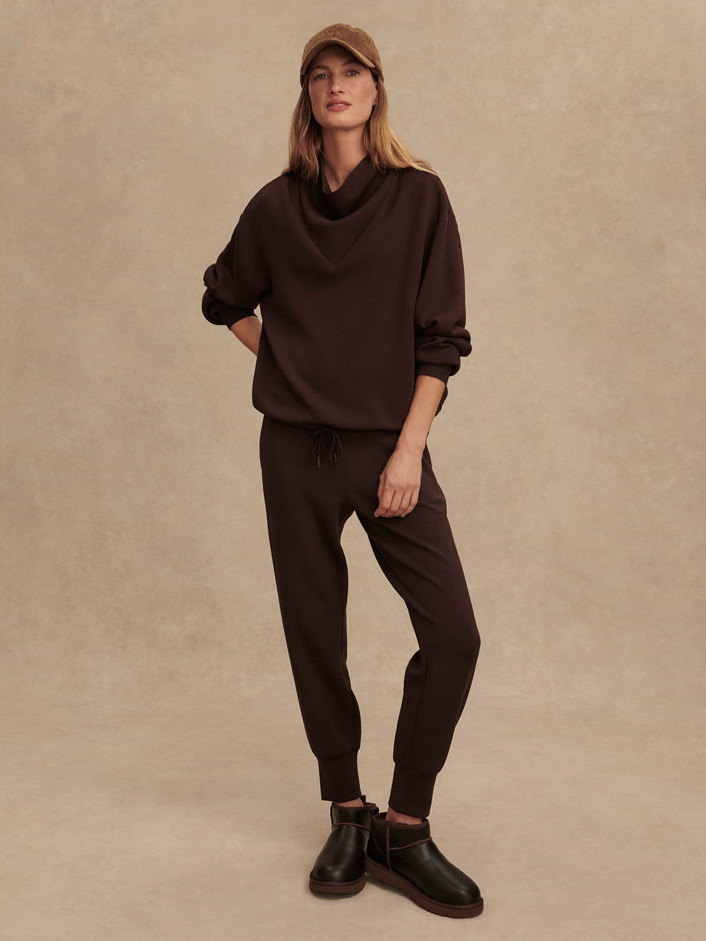 The Slim Cuff Pant 27.5" Coffee Bean