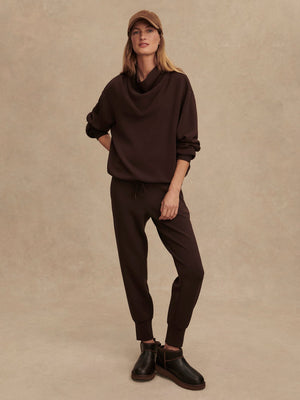 The Slim Cuff Pant 27.5" Coffee Bean