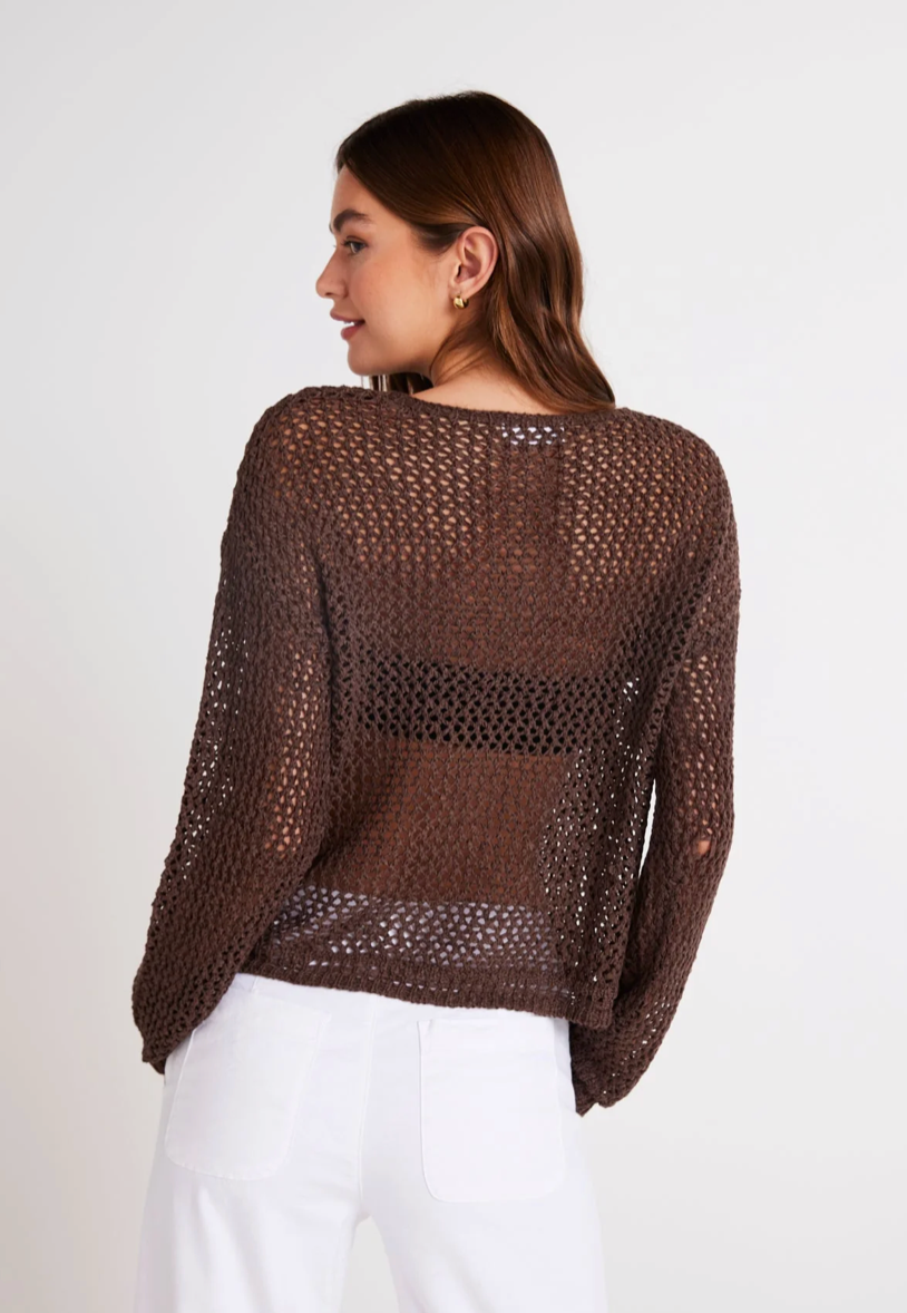 Relaxed Drop Shoulder Sweater Cocoa Cobana