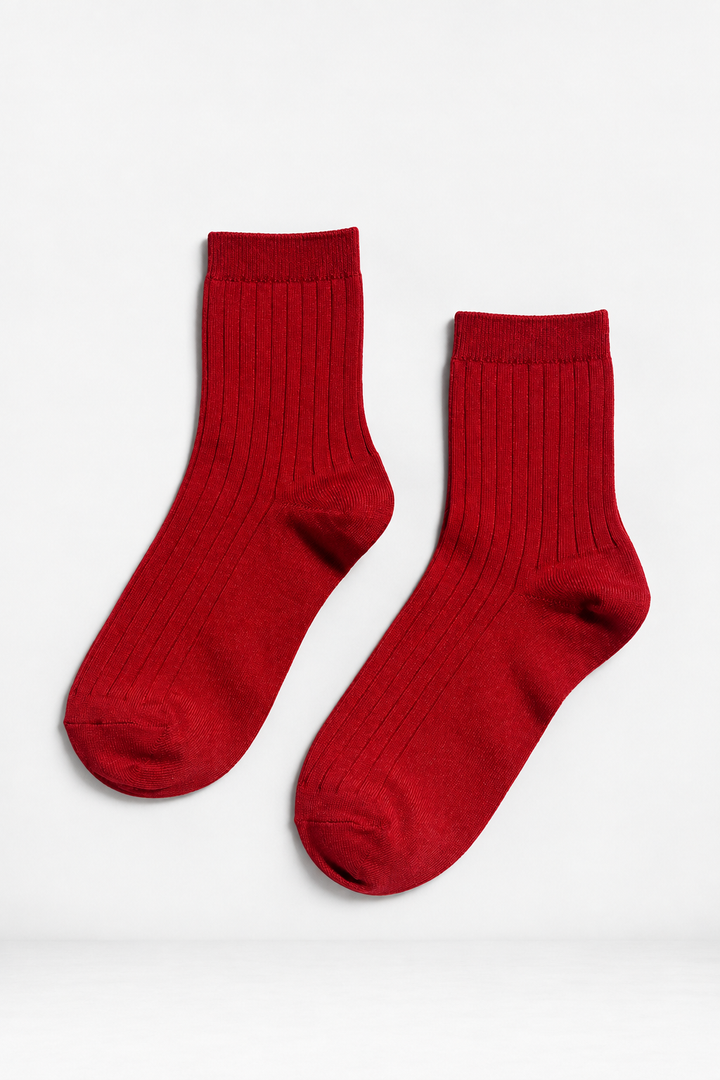 Le Bon Shoppe Her Socks- Red
