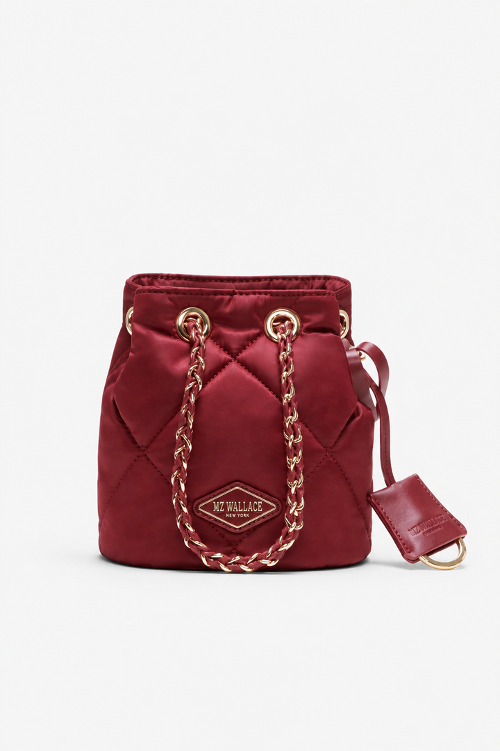 Frankie Bucket Bag Claret- Mini