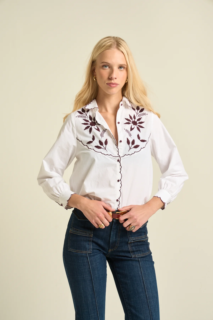 SONMER Amelia Blouse Ecru