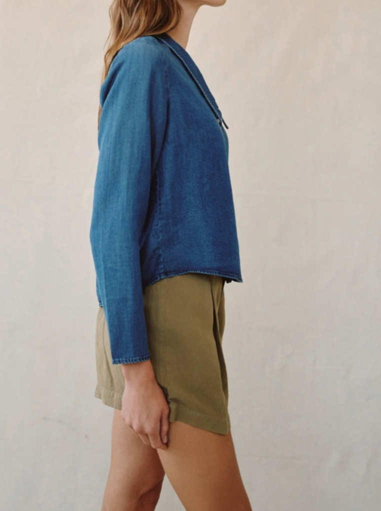 Puritan Collar Shirt Moonlit Wash