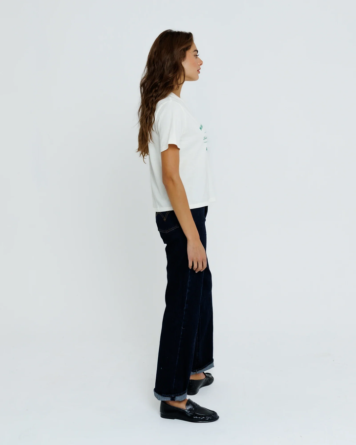 Mahjong Social Club Tee-Off White