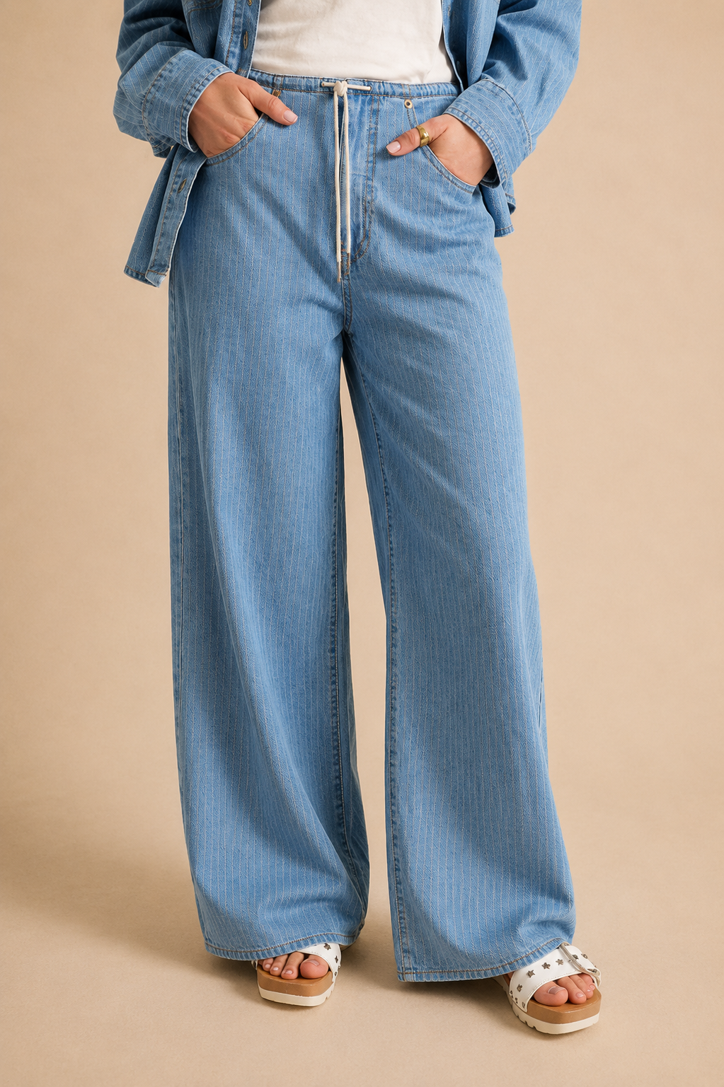 Madison Mid Rise Wide Leg-Whimsy