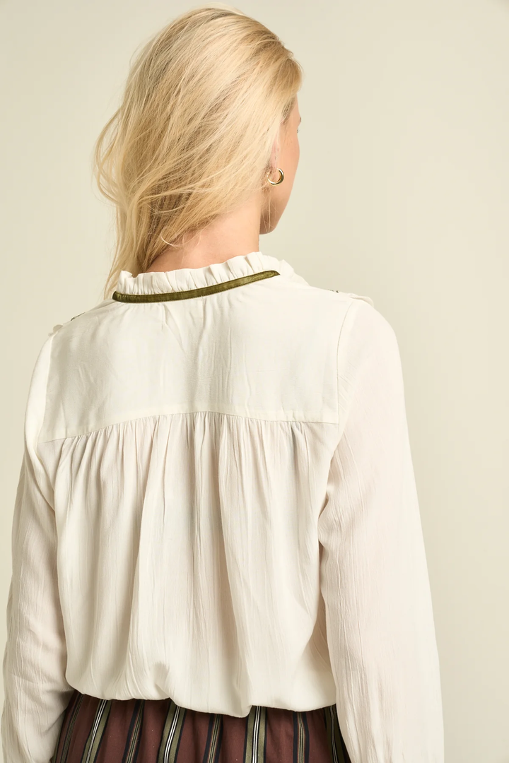 SONMER Hazel Blouse Ecru