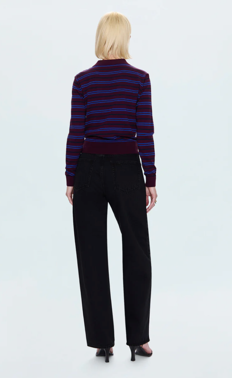 Tate High Rise Wide Leg  - Midnight Hour