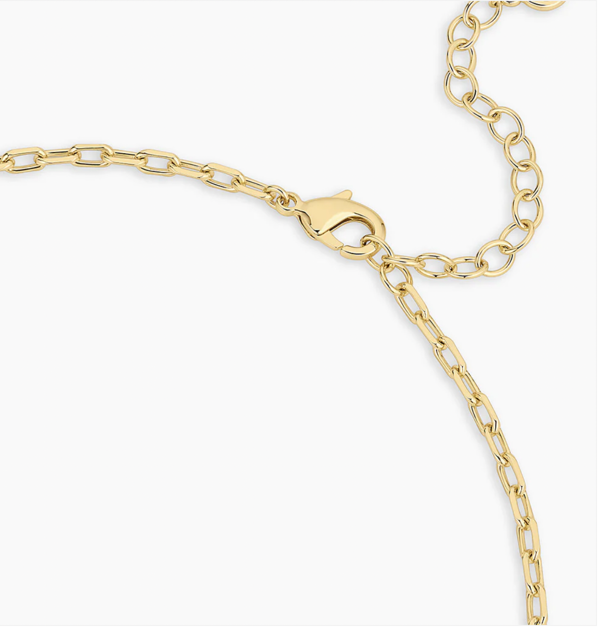 Parker Link Necklace Gold