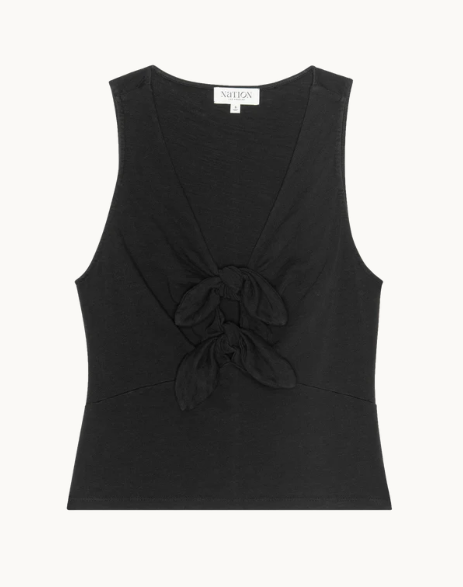 Terri Tank Jet Black