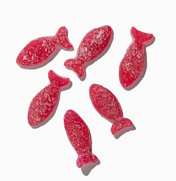 Sour Wild Strawberry Fish - Swedish Candy 5.2oz (150g)