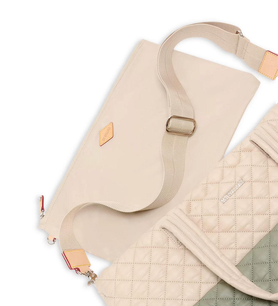 Metro Tote Deluxe Agave Green/Buff  -Medium