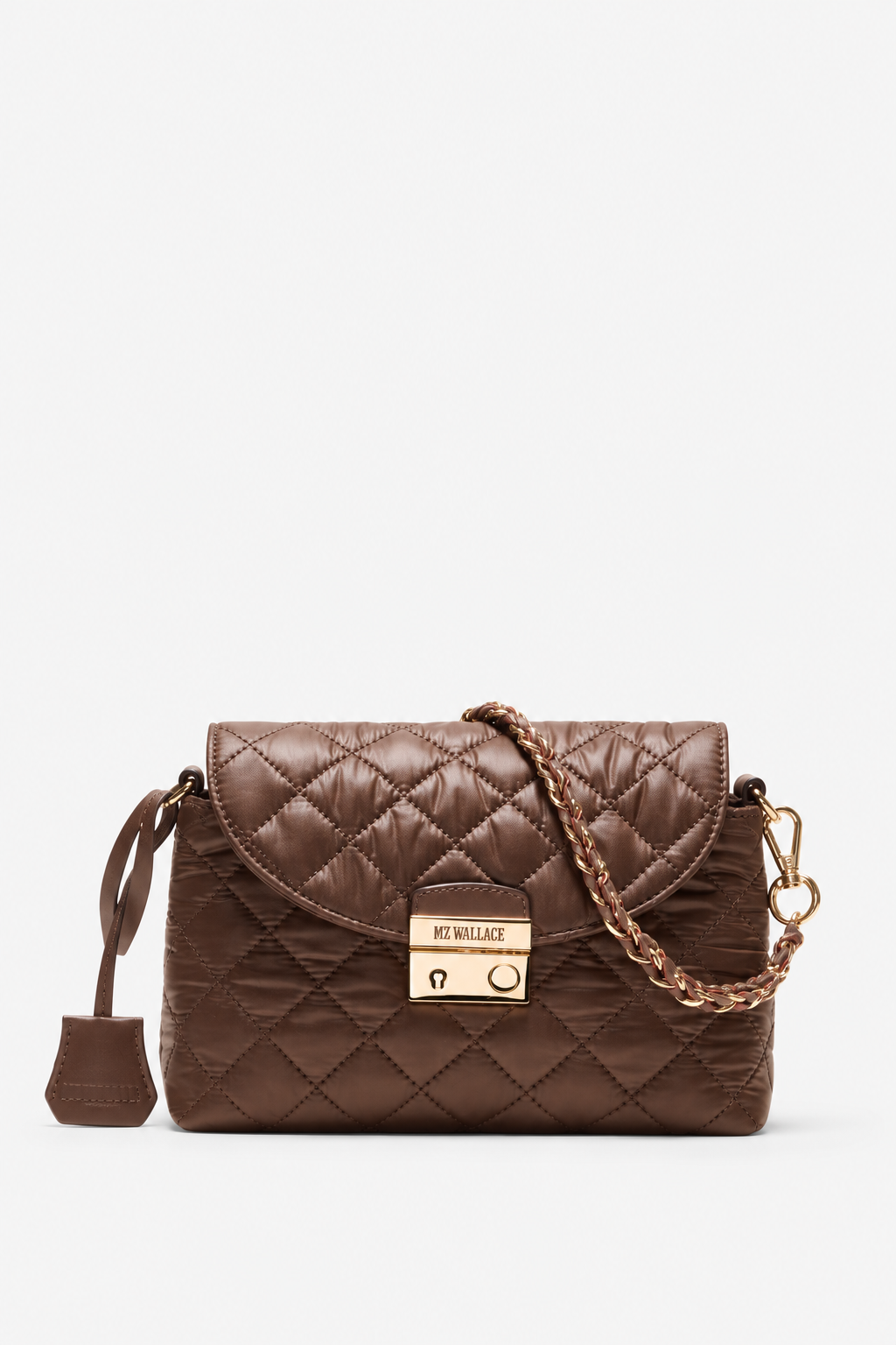 Crosby Lock Crossbody Walnut Brown-Mini XS
