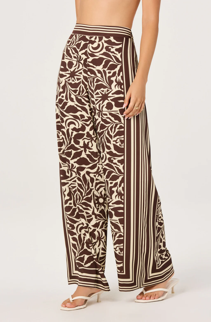Eva Pants-Brown Tropical