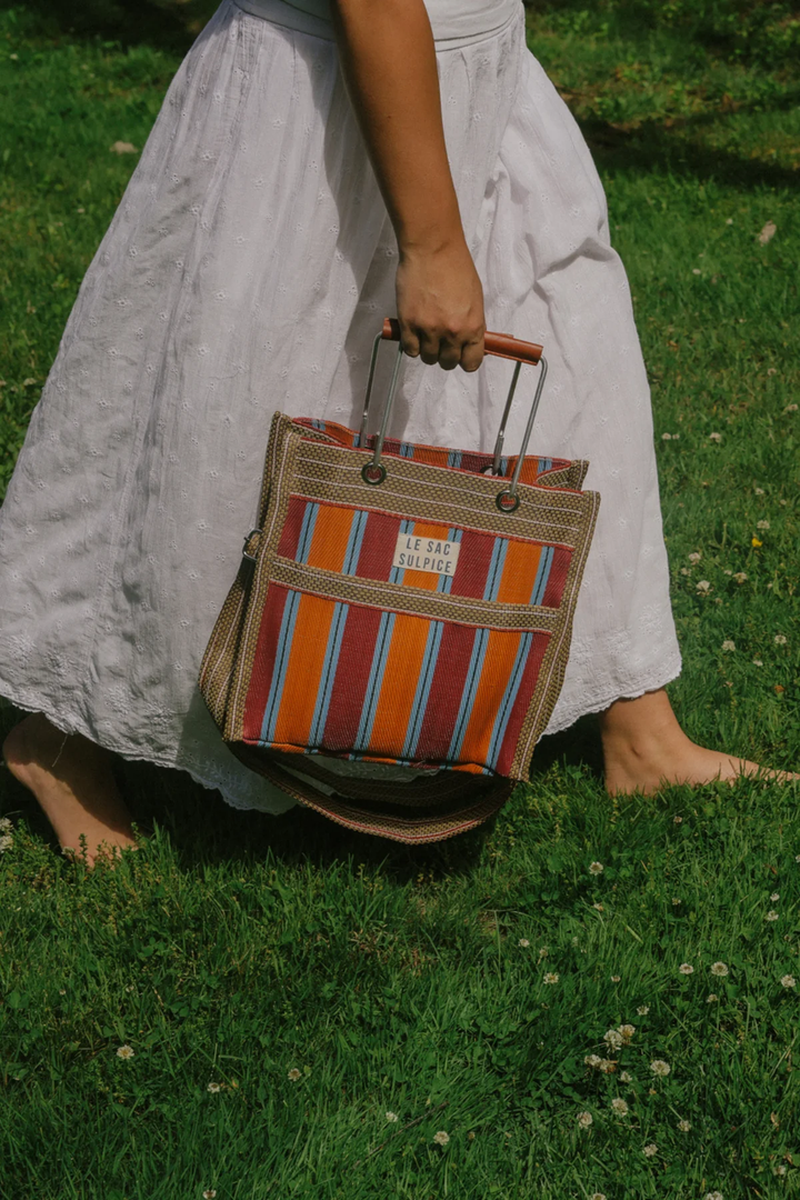 Palma Mini Metal Handle Tote Cassis