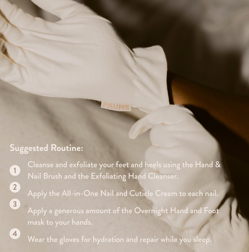 Organic Cotton Overnight Gloves