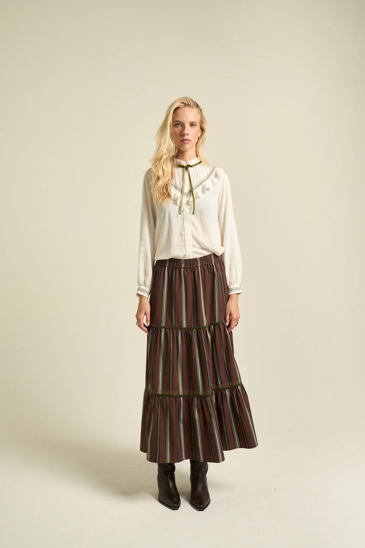 SONMER Evelyn Skirt Brown