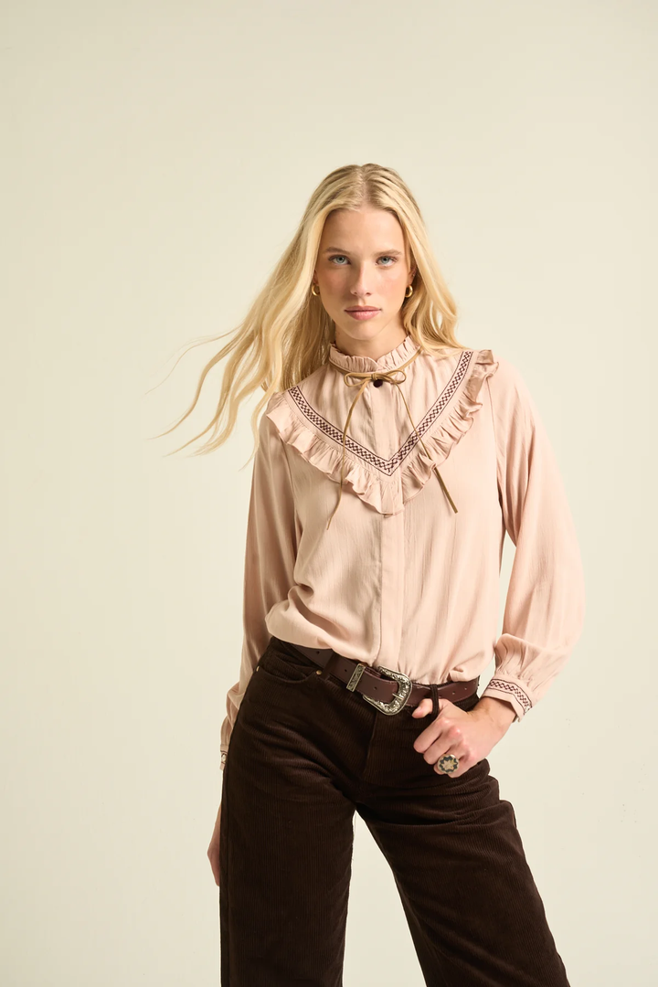 SONMER Hazel Blouse Nude