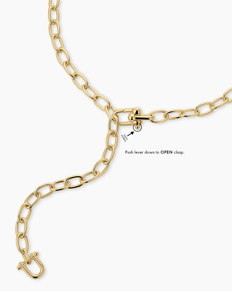 Atlas Lariat -18K Gold